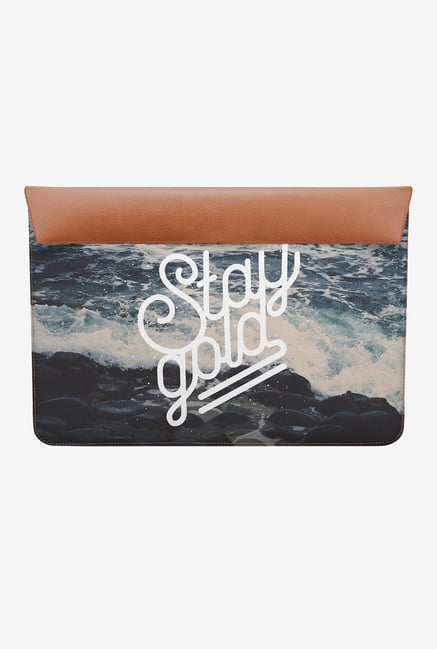 DailyObjects Stay Gold MacBook 12 Envelope Sleeve DailyObjects Stay Gold MacBook 12 Envelope Sleeve