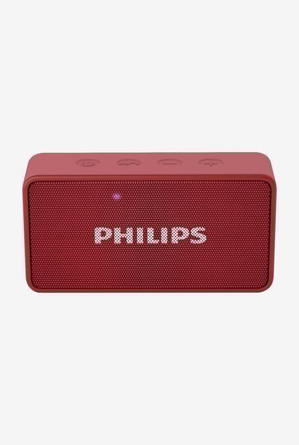 Philips BT64R/94 Wireless Portable Bluetooth Speaker (Red) Philips BT64R/94 Wireless Portable Bluetooth Speaker (Red)
