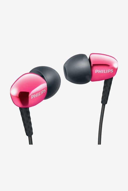 Philips SHE3900PK In The Ear Headphones (Pink) Philips SHE3900PK In The Ear Headphones (Pink)