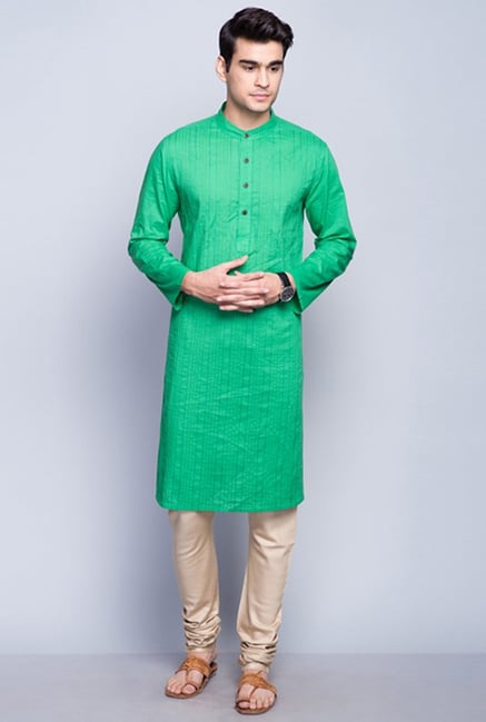 Fabindia Beige Solid Churidar Fabindia Beige Solid Churidar