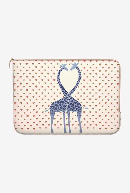 DailyObjects Giraffes Love MacBook Pro 15 Zippered Sleeve DailyObjects Giraffes Love MacBook Pro 15 Zippered Sleeve