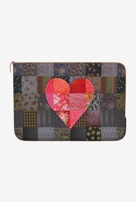 DailyObjects Heart Patch MacBook Pro 15 Zippered Sleeve DailyObjects Heart Patch MacBook Pro 15 Zippered Sleeve