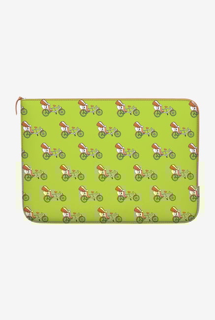 DailyObjects Green Rickshaw MacBook Air 13 Zippered Sleeve DailyObjects Green Rickshaw MacBook Air 13 Zippered Sleeve