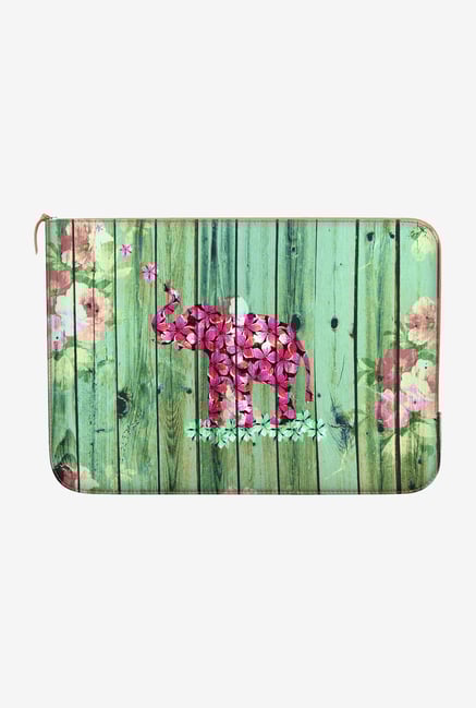 DailyObjects Flower Elephant MacBook 12 Zippered Sleeve DailyObjects Flower Elephant MacBook 12 Zippered Sleeve