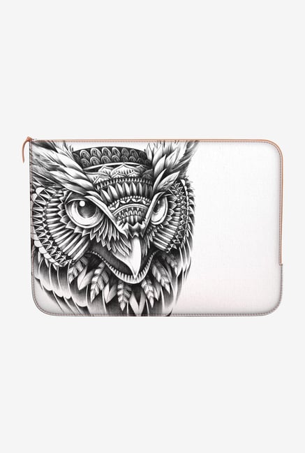 DailyObjects Ornate Owl Head MacBook Pro 15 Zippered Sleeve DailyObjects Ornate Owl Head MacBook Pro 15 Zippered Sleeve