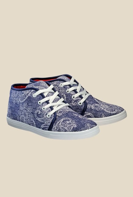 Nell Blue & White Sneakers Nell Blue & White Sneakers