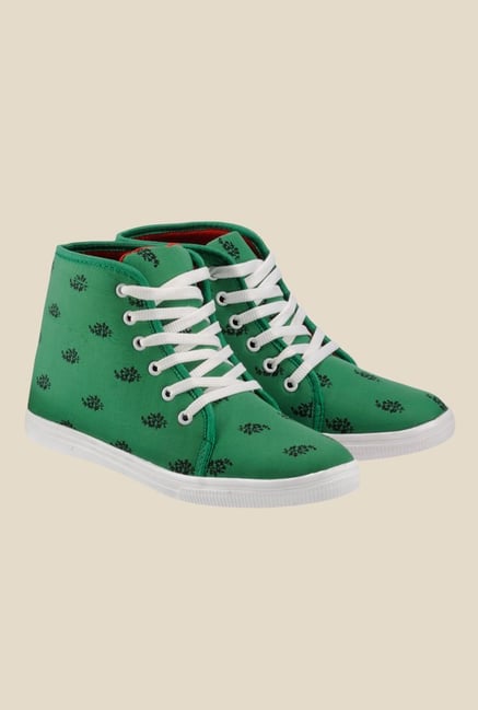 Nell Green & White Sneakers Nell Green & White Sneakers