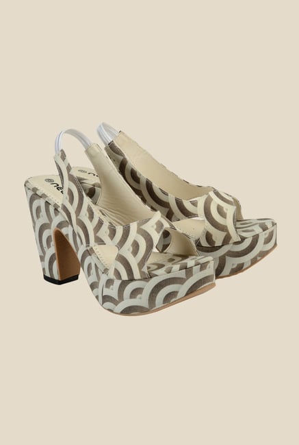 Nell Cream Sling Back Sandals Nell Cream Sling Back Sandals