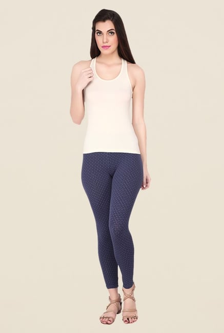 Soie Navy Printed Leggings Soie Navy Printed Leggings