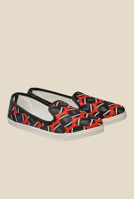 Nell Black & Red Loafers Nell Black & Red Loafers