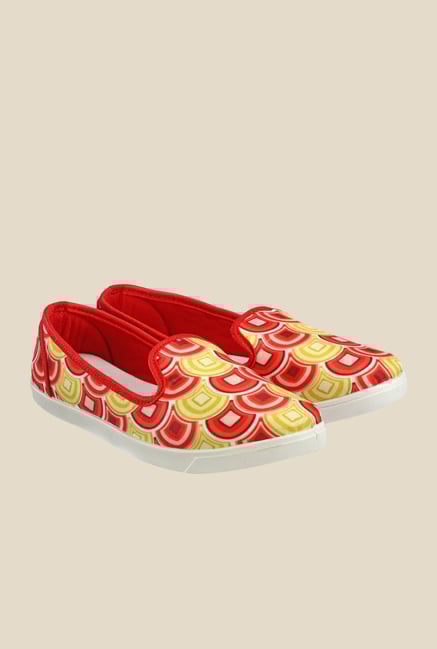 Nell Yellow & Red Loafers Nell Yellow & Red Loafers