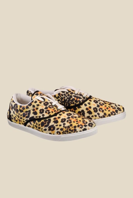Nell Yellow & Black Plimsolls Nell Yellow & Black Plimsolls