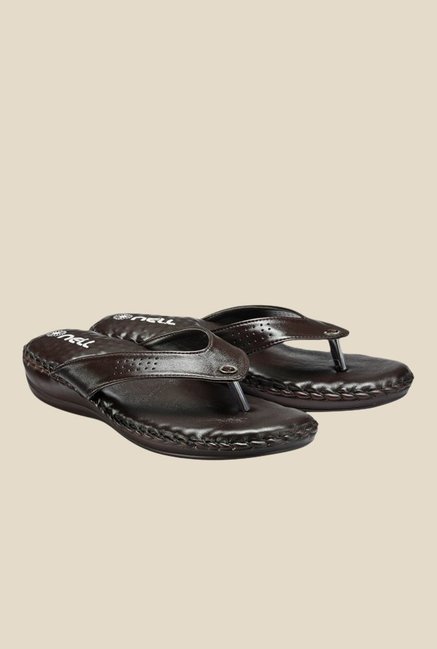 Nell Brown Thong Sandals Nell Brown Thong Sandals