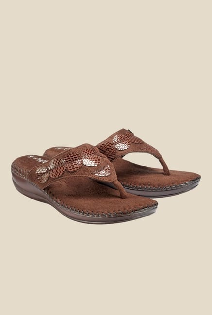 Nell Brown Thong Sandals Nell Brown Thong Sandals