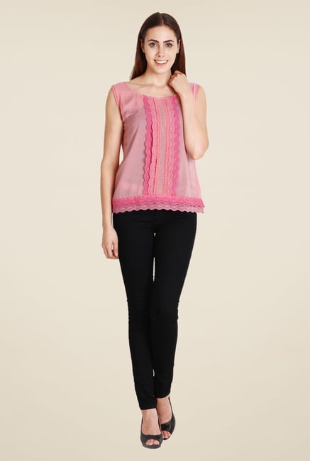 Soie Light Pink Lace Top Soie Light Pink Lace Top