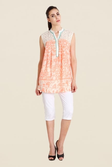 Soie Peach Printed Tunic Soie Peach Printed Tunic
