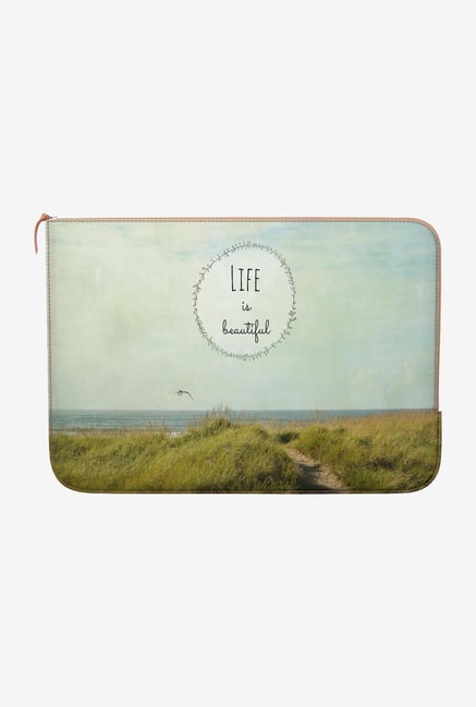 DailyObjects Beautiful life MacBook Pro 13 Zippered Sleeve DailyObjects Beautiful life MacBook Pro 13 Zippered Sleeve