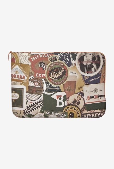 DailyObjects Beers Of World MacBook Pro 13 Zippered Sleeve DailyObjects Beers Of World MacBook Pro 13 Zippered Sleeve