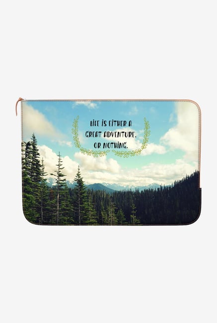DailyObjects Life Adventure MacBook Pro 15 Zippered Sleeve DailyObjects Life Adventure MacBook Pro 15 Zippered Sleeve