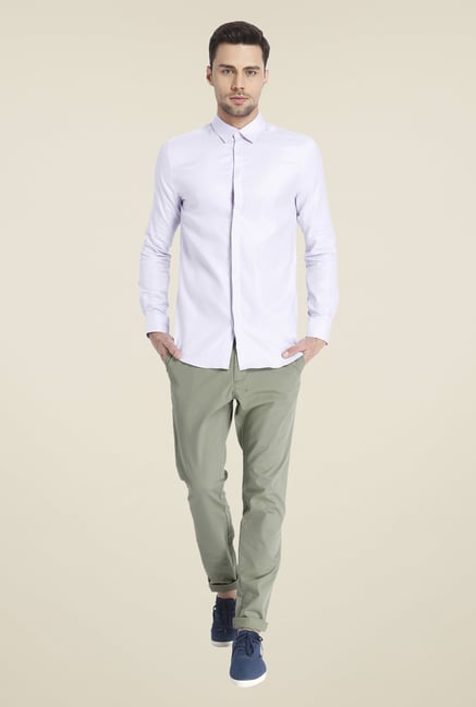 Jack & Jones Blue Solid Shirt Jack & Jones Blue Solid Shirt