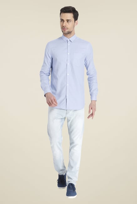 Jack & Jones Blue Printed Shirt Jack & Jones Blue Printed Shirt