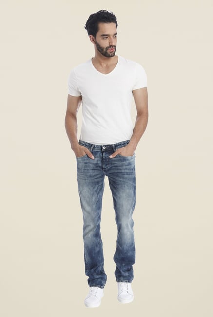 Jack & Jones Blue Lightly Washed Jeans Jack & Jones Blue Lightly Washed Jeans