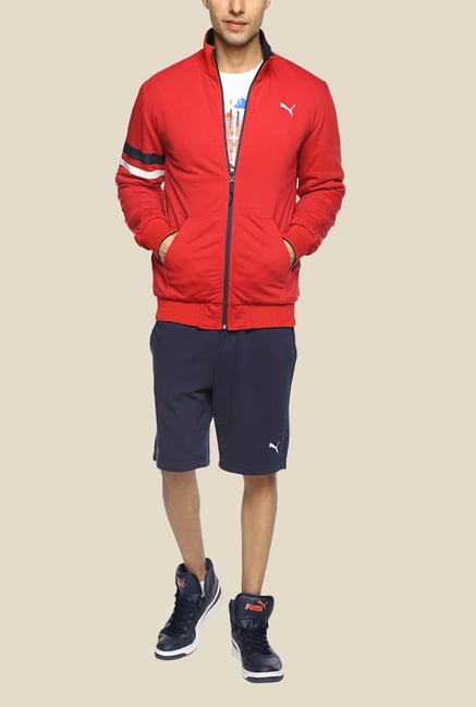 Puma Red Reversible Solid Jacket Puma Red Reversible Solid Jacket