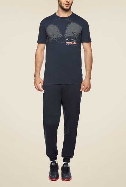 Puma IRBR Navy Solid Trackpant Puma IRBR Navy Solid Trackpant