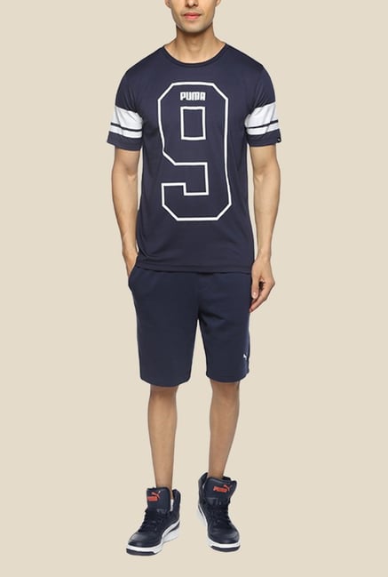 Puma Athletic Navy Graphic T Shirt Puma Athletic Navy Graphic T Shirt