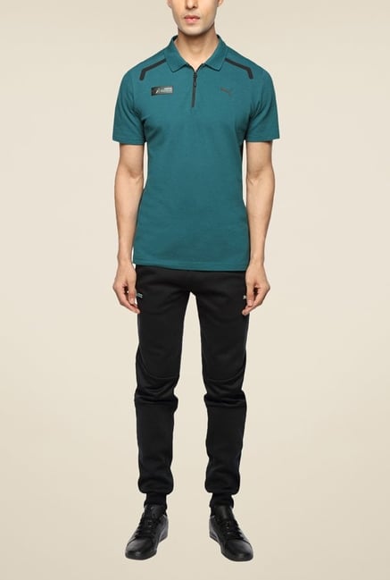 Puma MAMGP Teal Polo T Shirt Puma MAMGP Teal Polo T Shirt