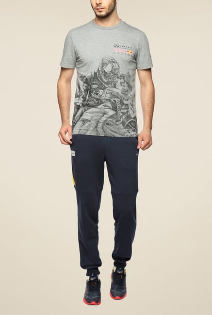 Puma RBR Grey Graphic T Shirt Puma RBR Grey Graphic T Shirt