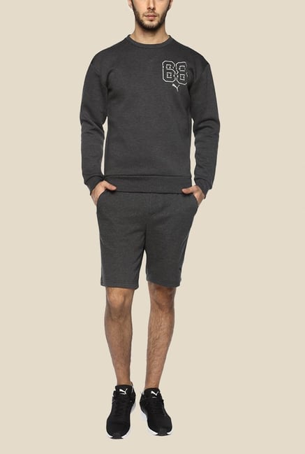 Puma Blaze 68 Grey Solid Sweatshirt Puma Blaze 68 Grey Solid Sweatshirt