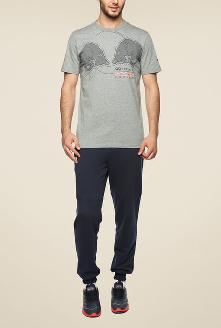 Puma RBR Grey Graphic T Shirt Puma RBR Grey Graphic T Shirt