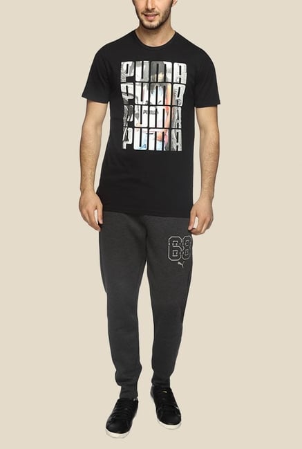 Puma Black Graphic T Shirt Puma Black Graphic T Shirt
