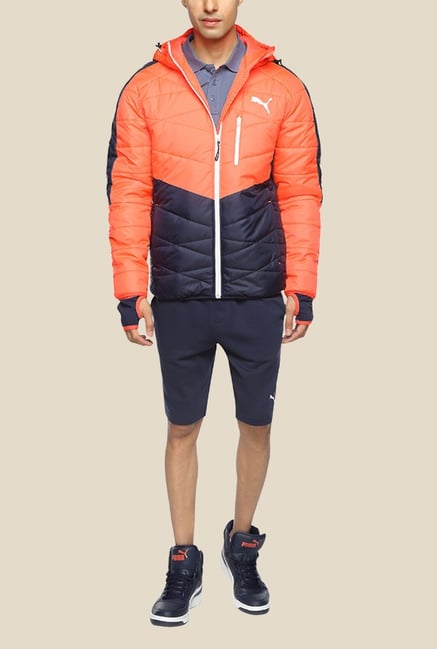 Puma ACTIVE Norway Orange & Navy Hoodie Puma ACTIVE Norway Orange & Navy Hoodie