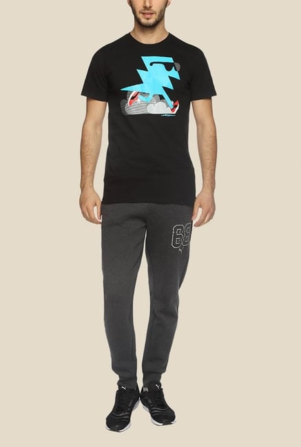 Puma Adrian Johnson Black Graphic T Shirt Puma Adrian Johnson Black Graphic T Shirt