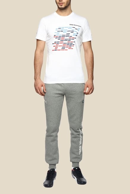 Puma BMW MSP White Graphic T Shirt Puma BMW MSP White Graphic T Shirt