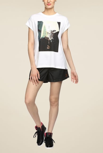 Puma White Graphic T Shirt Puma White Graphic T Shirt