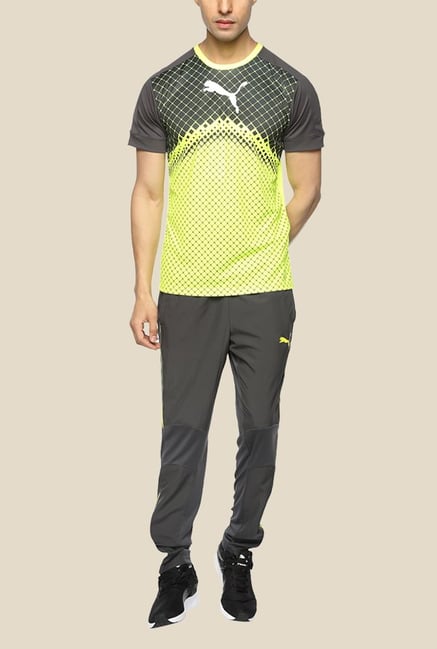 Puma IT evoTRG Yellow Graphic T Shirt Puma IT evoTRG Yellow Graphic T Shirt