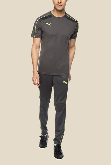 Puma IT evoTRG Grey Solid T Shirt Puma IT evoTRG Grey Solid T Shirt
