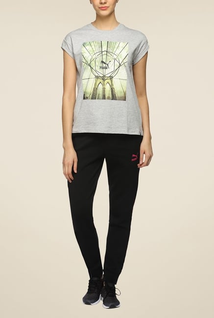 Puma Grey Graphic T Shirt Puma Grey Graphic T Shirt