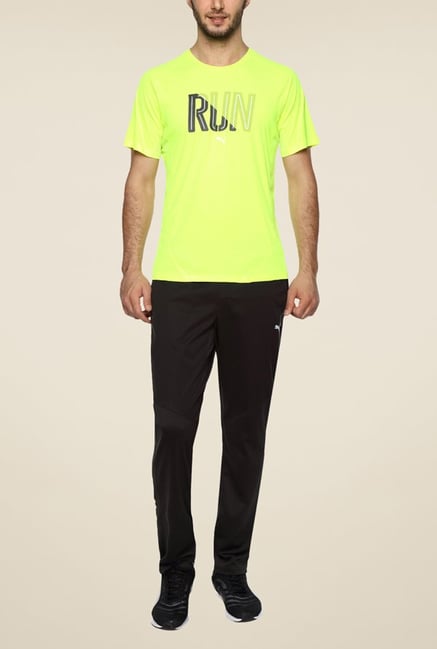 Puma Yellow Printed T Shirt Puma Yellow Printed T Shirt