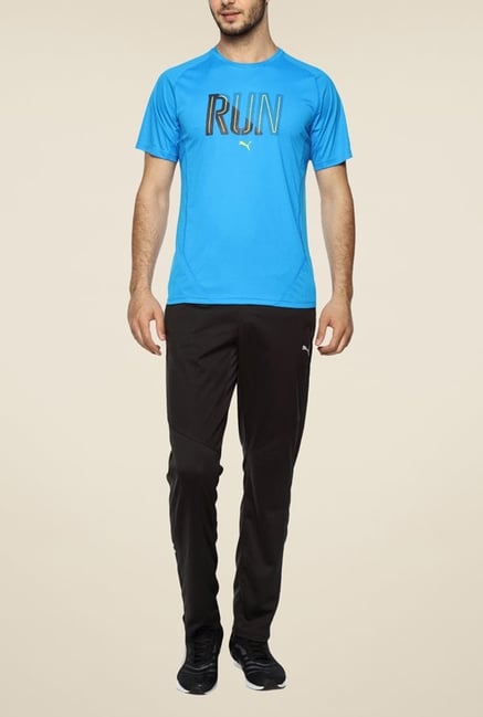 Puma Blue Printed T Shirt Puma Blue Printed T Shirt