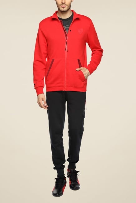 Puma Ferrari Red Solid Jacket Puma Ferrari Red Solid Jacket