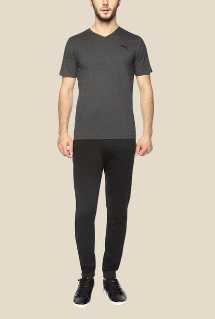 Puma ESS Grey Solid T Shirt Puma ESS Grey Solid T Shirt