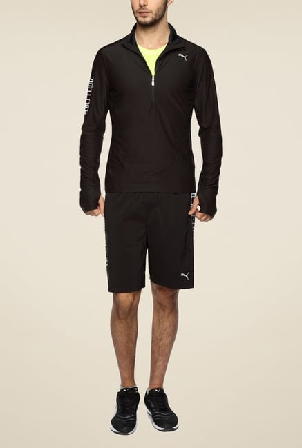 Puma Black Solid T Shirt Puma Black Solid T Shirt
