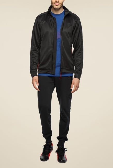 Puma Ferrari Black Solid Jacket Puma Ferrari Black Solid Jacket