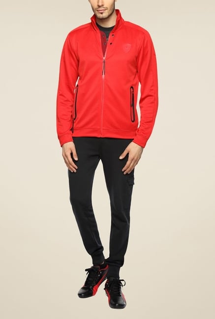 Puma Ferrari Red Solid Jacket Puma Ferrari Red Solid Jacket