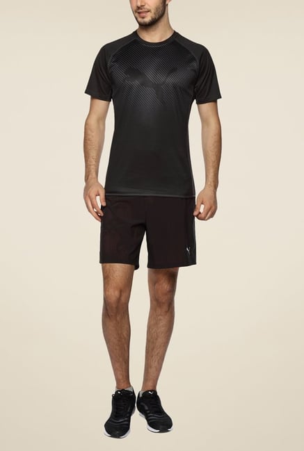 Puma Black Striped T Shirt Puma Black Striped T Shirt