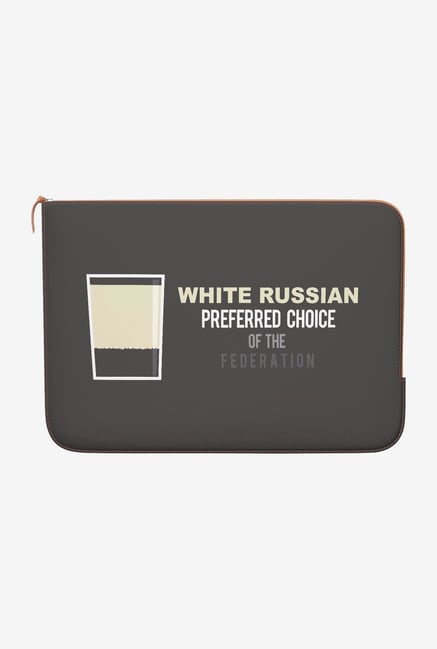 DailyObjects White Russian MacBook Pro 13 Zippered Sleeve DailyObjects White Russian MacBook Pro 13 Zippered Sleeve